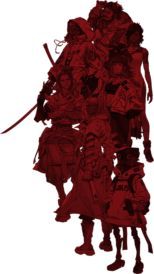 reclaimers group of characters